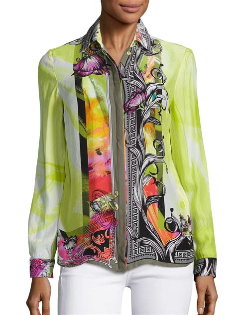 versace blouse|versace blouses for women.